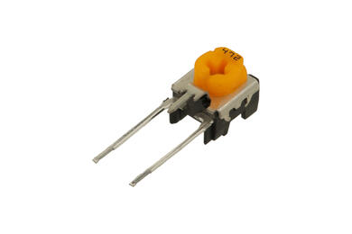 Potentiometer; mounting; vertical; single turn; RM-s2,5x5-472; 4,7kohm; linear; 30%; 0,1W; through-hole (THT); carbon film; RM063; Panasonic; RoHS