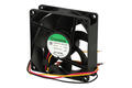 Fan; EF80251B1-1000U-G99; 80x80x25mm; ball bearing; 12V; DC; 1,5W; 70m3/h; 33dB; 0,12A; 3200RPM; 3 wires; Sunon; RoHS; 4,5÷13,8V
