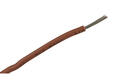 Przewód; silikonowy; SIF; 1 żyła; linka; Cu; 1,00mm2; brązowy; silikon; ciepłoodporny; bezhalogenowy; -60...+180°C; 300/500V; zwój 100m; Helukabel; RoHS; 2,5mm; 1x1,00mm2