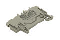 Connector; DIN rail mounted; 2001-1301; light gray; spring; 0,2÷2,5mm2; 15A; 600V; 1 way; Wago; RoHS