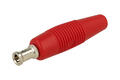 Banana plug; 4mm; VON30 930 047 101; red; 51mm; solder; 30A; 60V; nickel plated brass; PVC; Hirschmann; RoHS