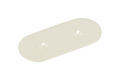 Pad; resonator HC49/U70; ISQ04; mylar; 5,6mm; 11,8mm; with hole; RoHS