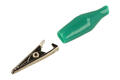 Crocodile clip; 27.710.4; green; 36,5mm; crimped; nickel plated steel; Amass; RoHS