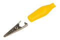 Crocodile clip; 27.710.3; yellow; 36,5mm; crimped; nickel plated steel; Amass; RoHS