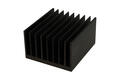 Heatsink; DY-DX 110; without holes; blackened; 110mm; ribbed; 0,91K/W; 99mm; 60mm