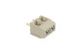 Terminal block; XY301V-2P-G; AK301; 2 ways; R=5,00mm; 10mm; 16A; 300V; through hole; straight; square hole; slot screw; screw; horizontal; 1,5mm2; grey; Xinya; RoHS
