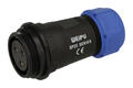 Gniazdo; SP2511C/S3II-1N; 3 tory; proste; lutowany; 4,0mm2; 7-12mm; SP25; na przewód; czarny; IP68; 25A; Weipu; RoHS