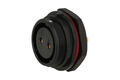Gniazdo; SP2512/S2-1N; 2 tory; proste; lutowany; 4,0mm2; SP25; na panel; czarny; IP68; 25A; Weipu; RoHS