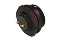 Gniazdo; SP2512/S2-1N; 2 tory; proste; lutowany; 4,0mm2; SP25; na panel; czarny; IP68; 25A; Weipu; RoHS