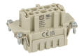 Socket; Han ES; 09330102716; 10 ways; 10B; polycarbonate; straight; screw; 16A; 500V; grey; silver plated; 0,14÷2,5mm2; IP65; Harting; RoHS