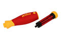 Screwdriver; 45296; cross; slot; 4 interchangeable bits; slimBit PlusMinus/Pozidriv SL/PZ2; slimBit PH2; slimBit PH1; limBit flat 3.5 mm; Wiha