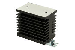 Heatsink; GHS-7; for 1 phase SSR; with TS15 DIN rail handle; with holes; blackened; 2,45K/W; 70mm; 45mm; 62mm; Greegoo