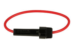 Fuse socket; R3-32B3; diam.6,3x32mm; leads; 15A; 250V AC; SCI; RoHS