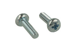 Screw; WWKM258; M2,5; 8mm; 10mm; cylindrical; philips (+); galvanised steel; RoHS