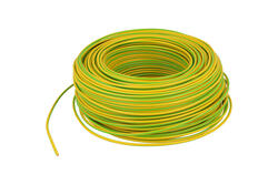 Wire; equipment; H07V-K (LgY); 1 core; stranded; Cu; 1,50mm2; yellow-green; PVC; -40...+70°C; 450/750V; carton 100m; Helukabel; RoHS; 3,4mm; 1x1,50mm2