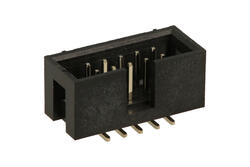 Plug; IDC; BH10; 10 ways; 2x5; straight; 2,54mm; gold plated; surface mount; RoHS
