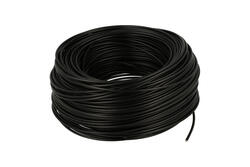 Wire; equipment; H07V-K (LgY); 1 core; stranded; Cu; 1,50mm2; black; PVC; -40...+70°C; 450/750V; 100m reel; Prysmian; RoHS; 3,4mm; 1x1,50mm2