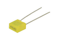 Capacitor; polyester; MKT; 470nF; 63V; 5%; 5x7,2x10mm; 5mm; bulk; -40...+85°C; LDC; RoHS