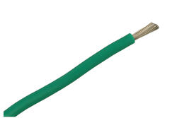 Przewód; silikonowy; SIF; 1 żyła; linka; Cu; 1,50mm2; zielony; silikon; ciepłoodporny; bezhalogenowy; -60...+180°C; 300/500V; zwój 100m; Helukabel; RoHS; 2,8mm; 1x1,50mm2
