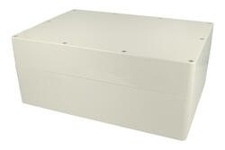 Obudowa; uniwersalna; P20883-IP68; poliwęglan; 360mm; 250mm; 150mm; IP68; jasnoszary; Gainta; RoHS