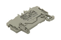Connector; DIN rail mounted; 2001-1301; light gray; spring; 0,2÷2,5mm2; 15A; 600V; 1 way; Wago; RoHS
