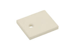 Pad; TO218; AOS218; ceramics; 21mm; 25mm; 3mm; with hole; Fisher; RoHS