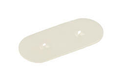 Pad; resonator HC49/U70; ISQ04; mylar; 5,6mm; 11,8mm; with hole; RoHS