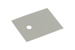 Pad; SOT93; TO3P; SMICA-SOT93; silicone; 20mm; 24mm; 0,3mm; with hole; RoHS