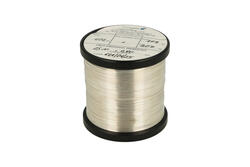 Silver plated wire; DSM10; solid; Cu; silver plated; 1mm; -200...+800°C; spool 1kg or 4kg; Innovator; RoHS