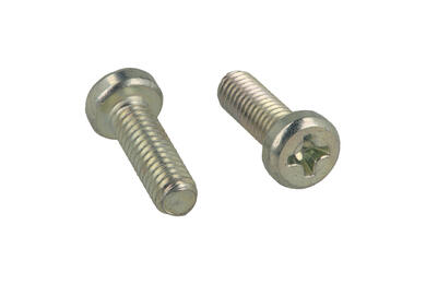 Screw; WWKM412; M4; 12mm; 14mm; cylindrical; philips (+); galvanised steel; BN381; RoHS