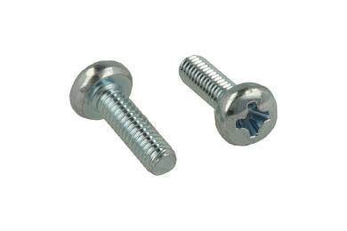 Screw; WWKM258; M2,5; 8mm; 10mm; cylindrical; philips (+); galvanised steel; RoHS
