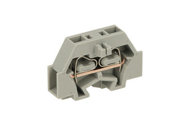 Złączka; na panel; 260-301; 1 tor; 17,2mm; 18A; 400V; przykręcane; pionowe; zatrzaskowa; sprężynowy; 0,08÷1,5mm2; jasnoszary; Wago; RoHS