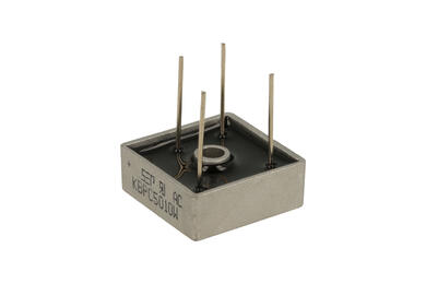 Bridge rectifier; KBPC5010W; 50A; 1000V; cube; through hole (THT); FM type 28,3x28,3x11mm; SEP Electronic