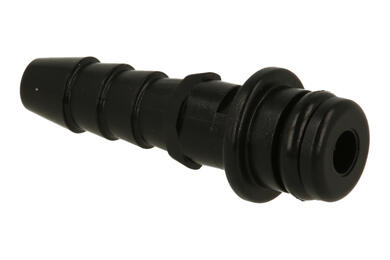 Male terminal; Han Modular; pneumatic contact; 09140006153; 1 way; plastic; straight; for cable; black; gold plated; Harting; RoHS