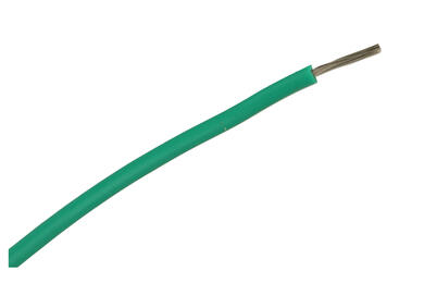 Wire; silicon; SIF; 1 core; stranded; Cu; 0,75mm2; green; silicon; heat resistant; halogen-free; -60...+180°C; 300/500V; 100m reel; Helukabel; RoHS; 2,4mm; 1x0,75mm2