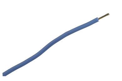 Wire; silicon; SIF; 1 core; stranded; Cu; 0,50mm2; blue; silicon; heat resistant; halogen-free; -60...+180°C; 300/500V; 100m reel; Helukabel; RoHS; 2,1mm; 1x0,50mm2