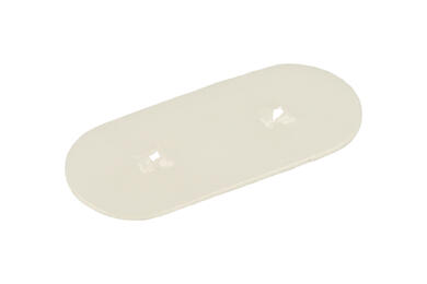 Pad; resonator HC49/U70; ISQ04; mylar; 5,6mm; 11,8mm; with hole; RoHS