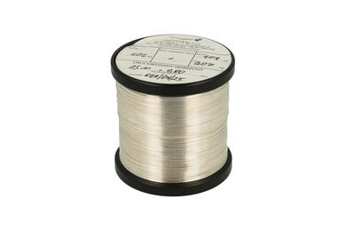 Silver plated wire; DSM10; solid; Cu; silver plated; 1mm; -200...+800°C; spool 1kg or 4kg; Innovator; RoHS