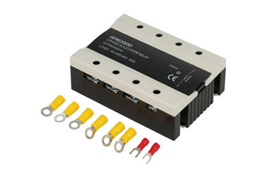 Relay; SSR; 3-phase; GTP6048ZA2; 90÷250V; AC; 60A; 40÷480V; AC; zero crossing; triac output; panel mounted; 3PST NO; Greegoo; RoHS