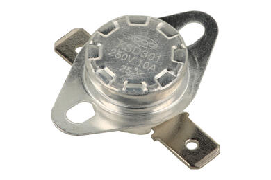Thermostat; bimetallic; KSD301; NC; 25°C; 10A; 250V AC