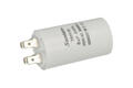 Capacitor; motor; TS11-12 4 450V 8uF; 8uF; 450V; fi 35x65mm; 6,3mm connectors; Suntan; RoHS