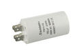 Capacitor; motor; TS11-12 4 450V 10uF; 10uF; 450V; fi 35x65mm; 6,3mm connectors; Suntan; RoHS