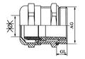 Dławnica; PG21 Metal Cable Gland; mosiądz niklowany; IP68; PG21; 10÷16mm; 27mm; Howo; RoHS Dławnica; PG21 Metal Cable Gland; mosiądz niklowany; IP68; PG21; 10÷16mm; 27mm; Howo; RoHS