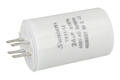 Capacitor; motor; TS11-12 4 450V 24uF; 24uF; 450V; fi 40x65mm; 6,3mm connectors; Suntan; RoHS