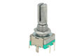 Rotary encoder; EC11P30 L20; with button; through hole; 30 pulses