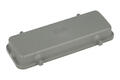 Protective cover; Han A; 09300245405; 24B; plastic; for double locking levers; grey; IP65; Harting; RoHS