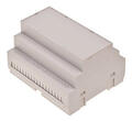 Enclosure; DIN rail mounting; Z110J PS; PS; 105mm; 90mm; 65mm; IP40; light gray; Kradex; RoHS; black hitch 1 pc