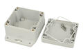 Enclosure; multipurpose; P256MF-IP68; polycarbonate; 82mm; 80mm; 55mm; IP68; light gray; Gainta; RoHS