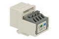 Socket; Keystone; 2095-2; RJ11 (6P4C) cat.3; for cable; latch; straight; white; RoHS