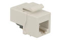 Gniazdo; Keystone; 2095-2; RJ11 (6P4C) kat.3; na przewód; zatrzaskowe; proste; biały; RoHS